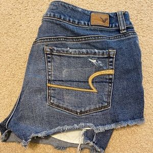 American Eagle Shortie Jean Shorts